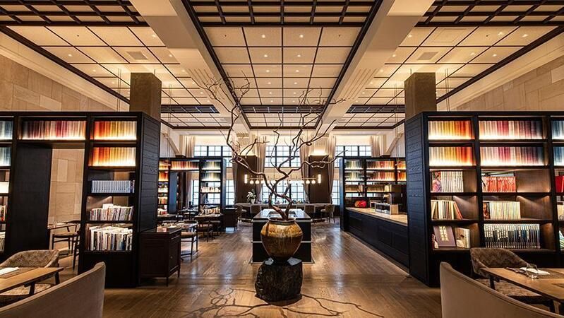 restaurant library the hotel seiryu / The Hotel Seiryu Kyoto Kiyomizu