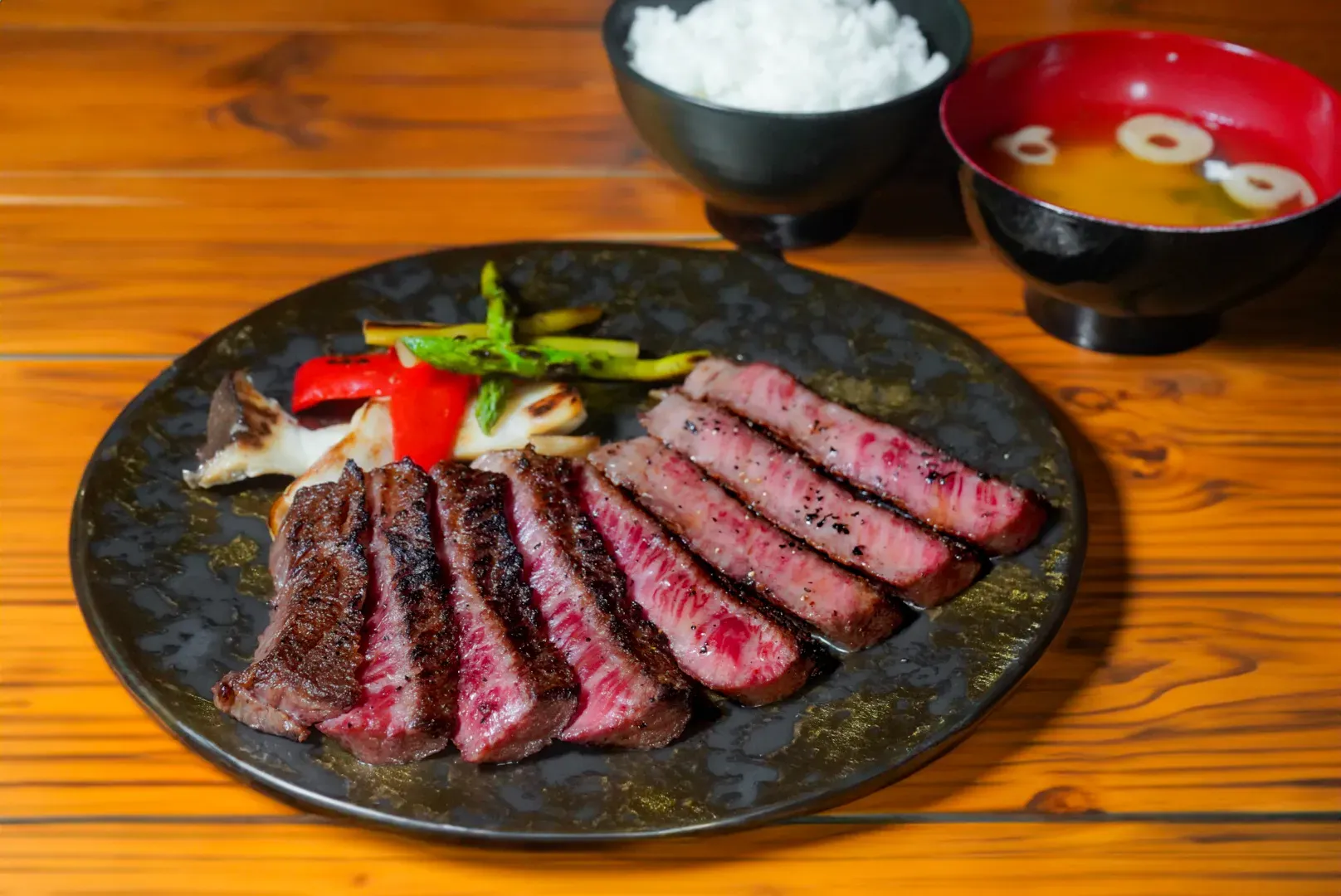 Kyoto Restaurant Wagyu Hamburger Steak (Halal Vegan Gluten Free) Kawaramachi