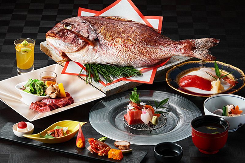 祝い鯛付き お子様お祝いプラン雅 ＊大人2名＋子供1名