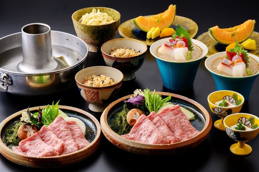 沖縄県産和牛しゃぶしゃぶ会席