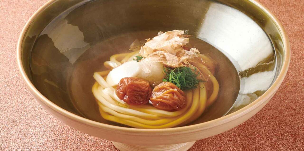 紀州南高梅　梅干しのおうどん