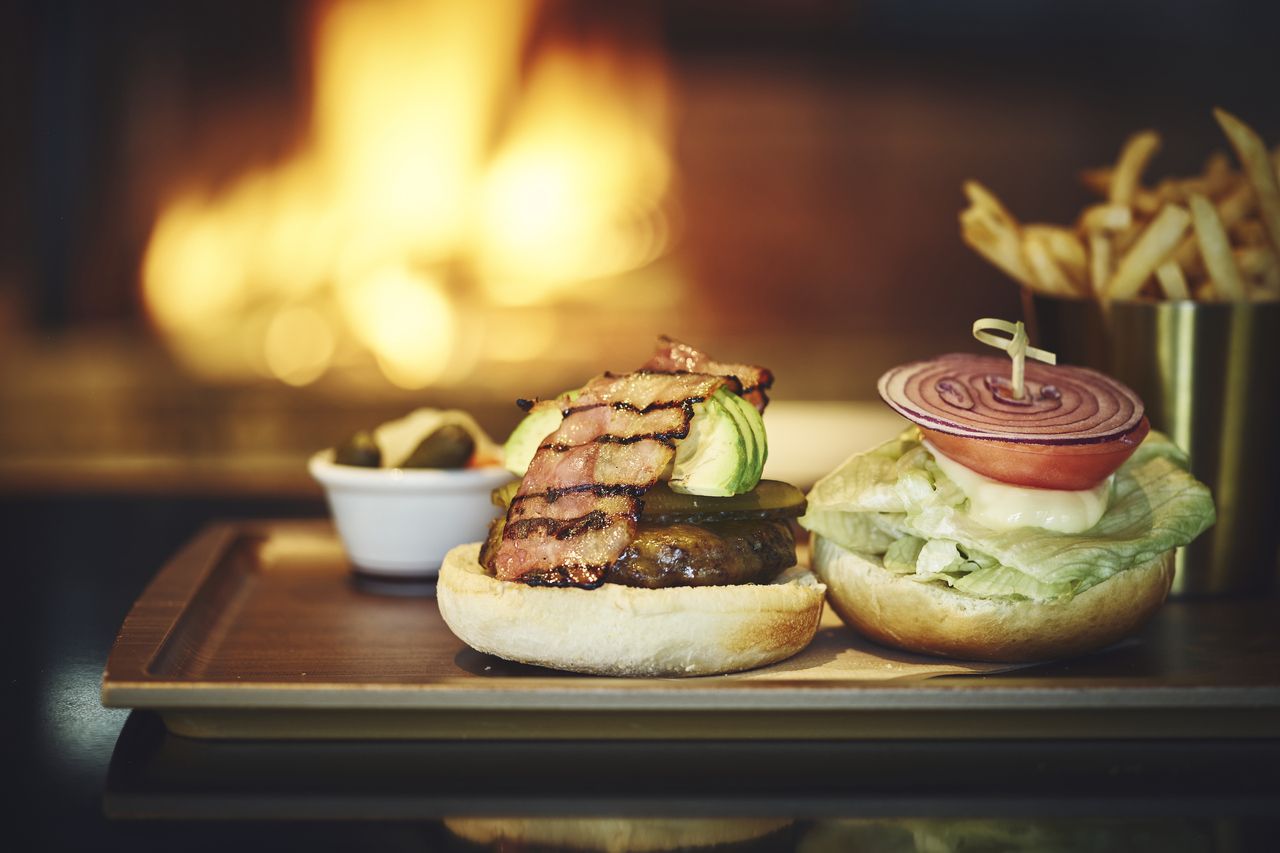 【Riverside Burger】INDIGO Beef & Vegetable Burger