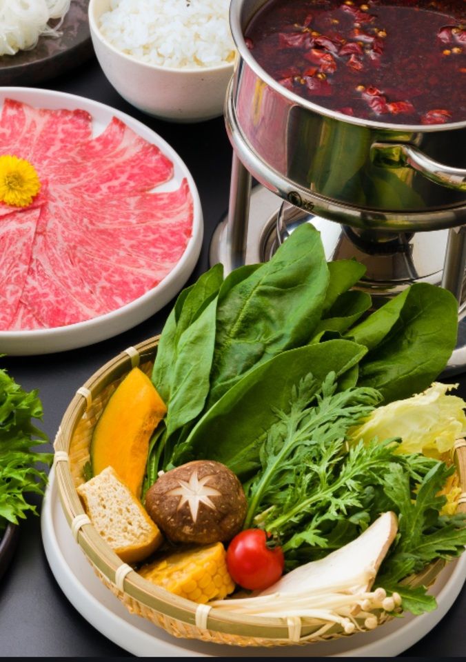 Hot pot course [beef course]