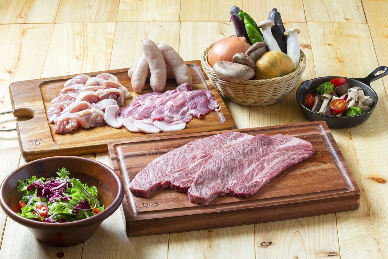国産牛付プレミアムBBQプラン