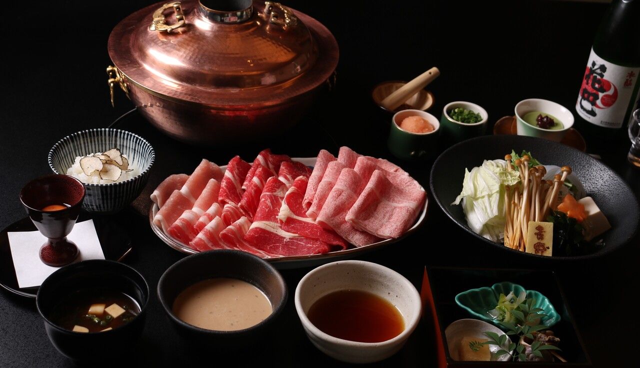 【平日ランチ限定】しゃぶしゃぶ５種国産肉食べ比べ