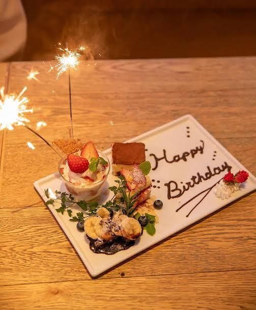 大切な人の記念日に♪特製デザートプレート