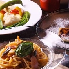 [Lunch] Assorted appetizer and pasta set + course with dolce
