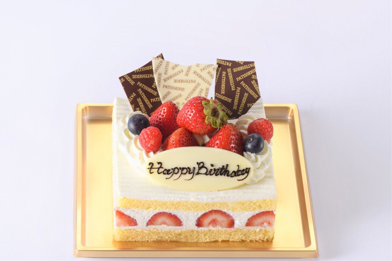 [Online payment] Strawberry shortcake square size 4 (12cm/2 to 4 people) *Reservations made by 17:00 two days in advance