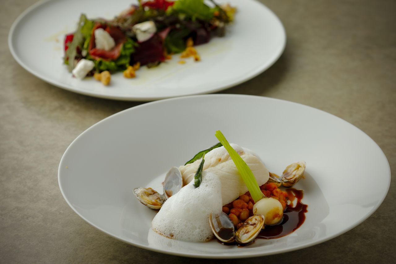 Menu déjeuner 4品ランチコース