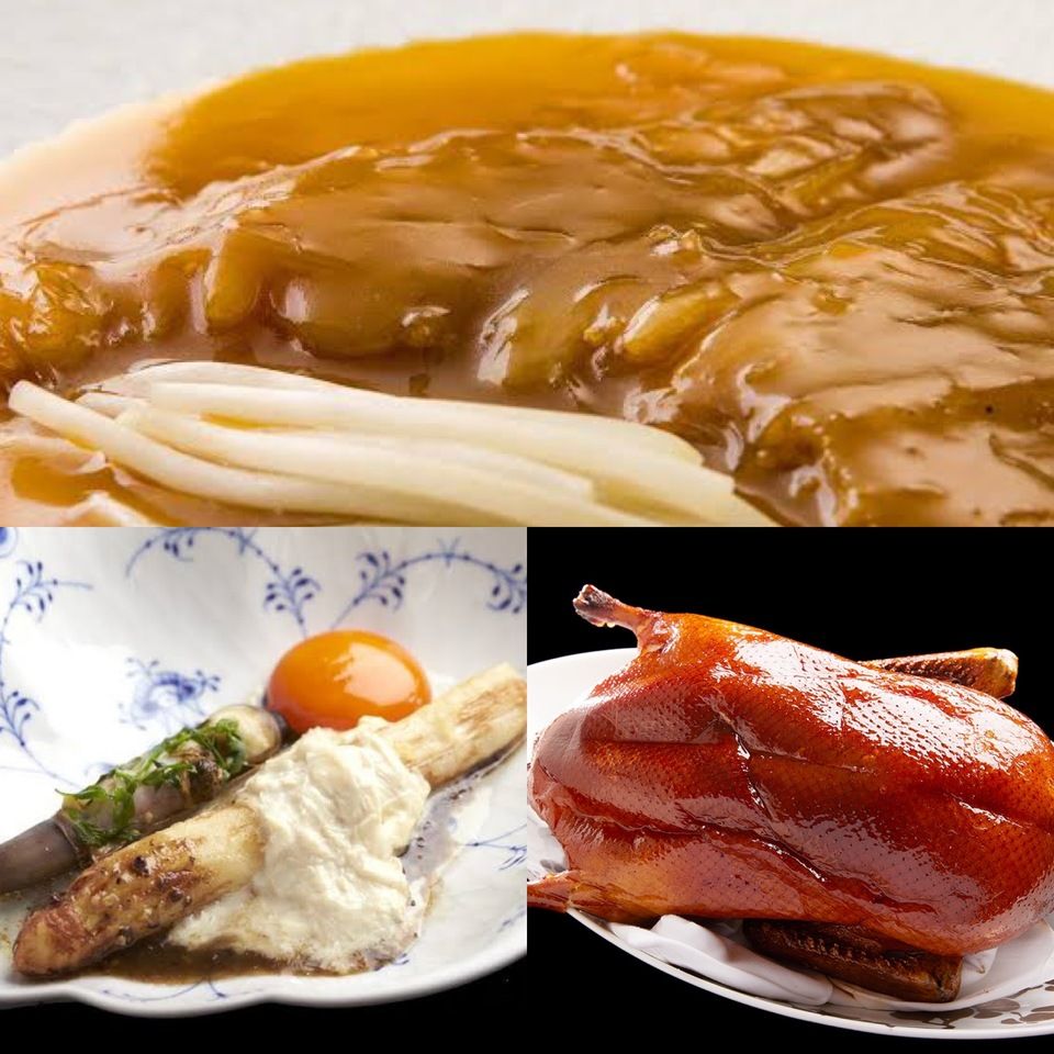 Wakiya迎賓茶樓（個室） Dinner Course ¥38,000　グラススパークリングワイン付