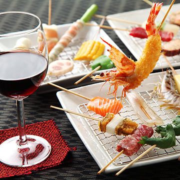 Seasonal vegetable course + all-you-can-drink included