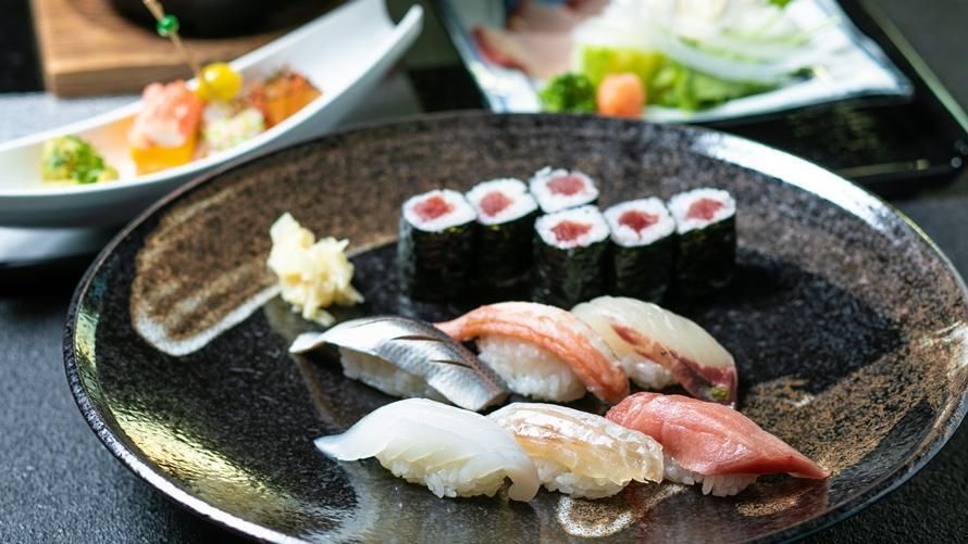 寿司カウンター席/ランチタイム限定「寿司膳」　￥6500(13％サービス料別)