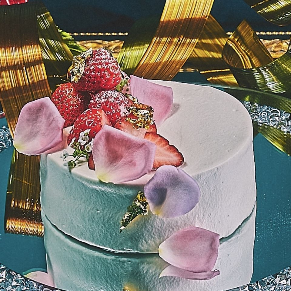 アニバーサリープレート　オリジナルケーキ付き（3号）