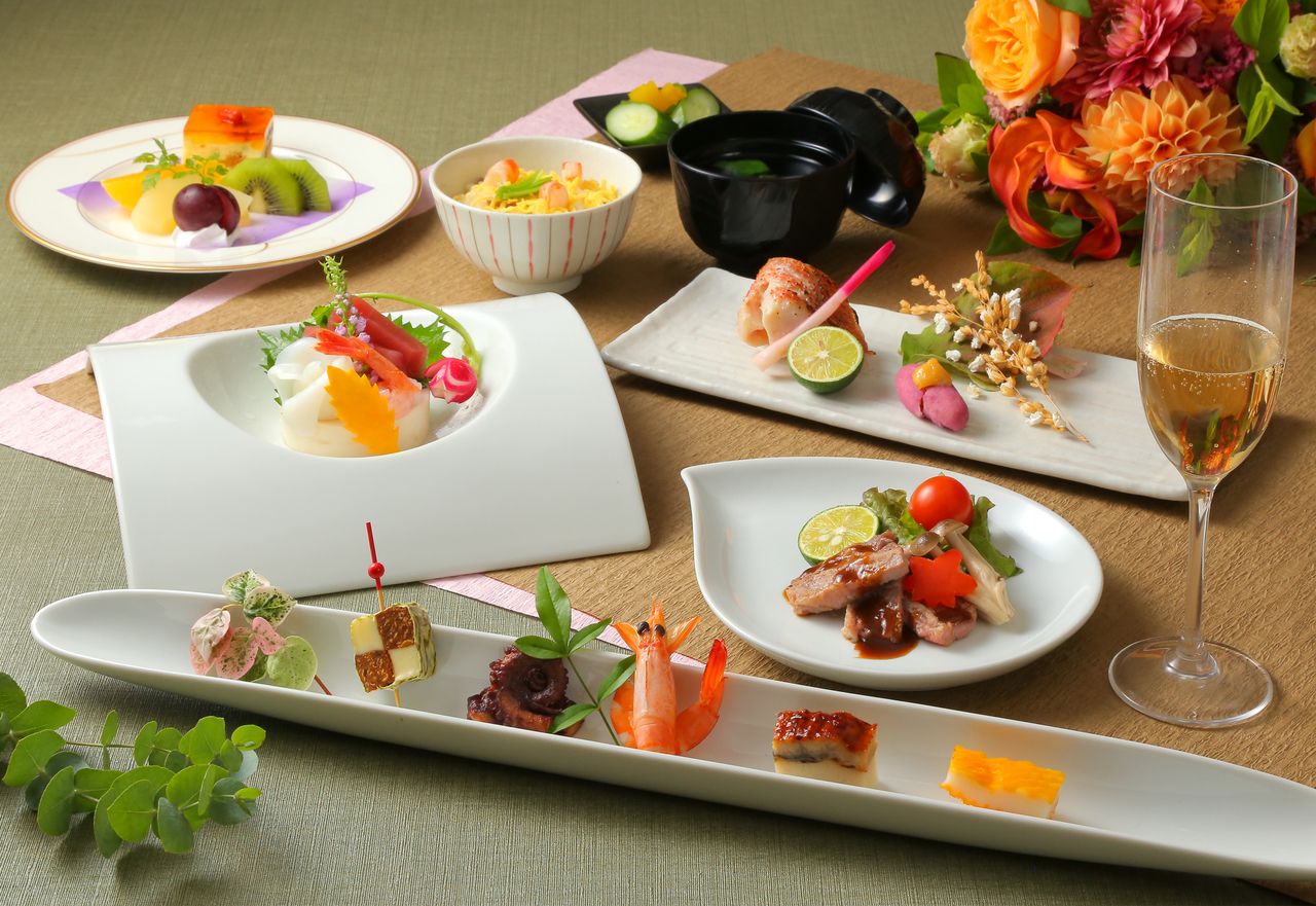 [Lunch in an elegant private room] Seasonal omakase banquet meal