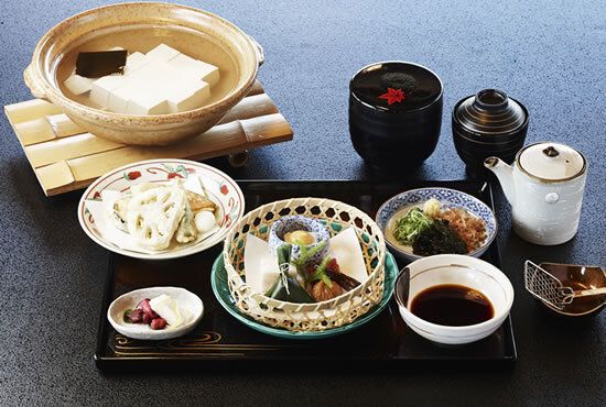 Yudofu gozen -the speciality of Nanzenji-　Matsu set