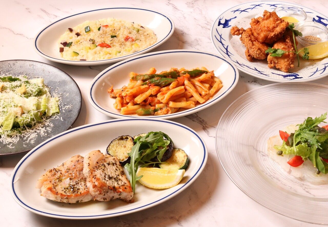 【予約限定ディナーシェアコースプラン】La Viola定番の料理が楽しめるお勧めコース