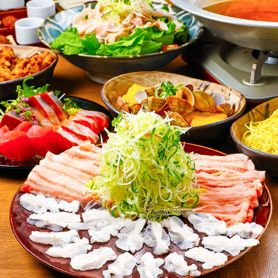[Summer limited plan] A banquet plan featuring the summer delicacy "hamo" ☆ Sashimi, wagyu beef, etc. 7,000 yen (all-you-can-drink included)