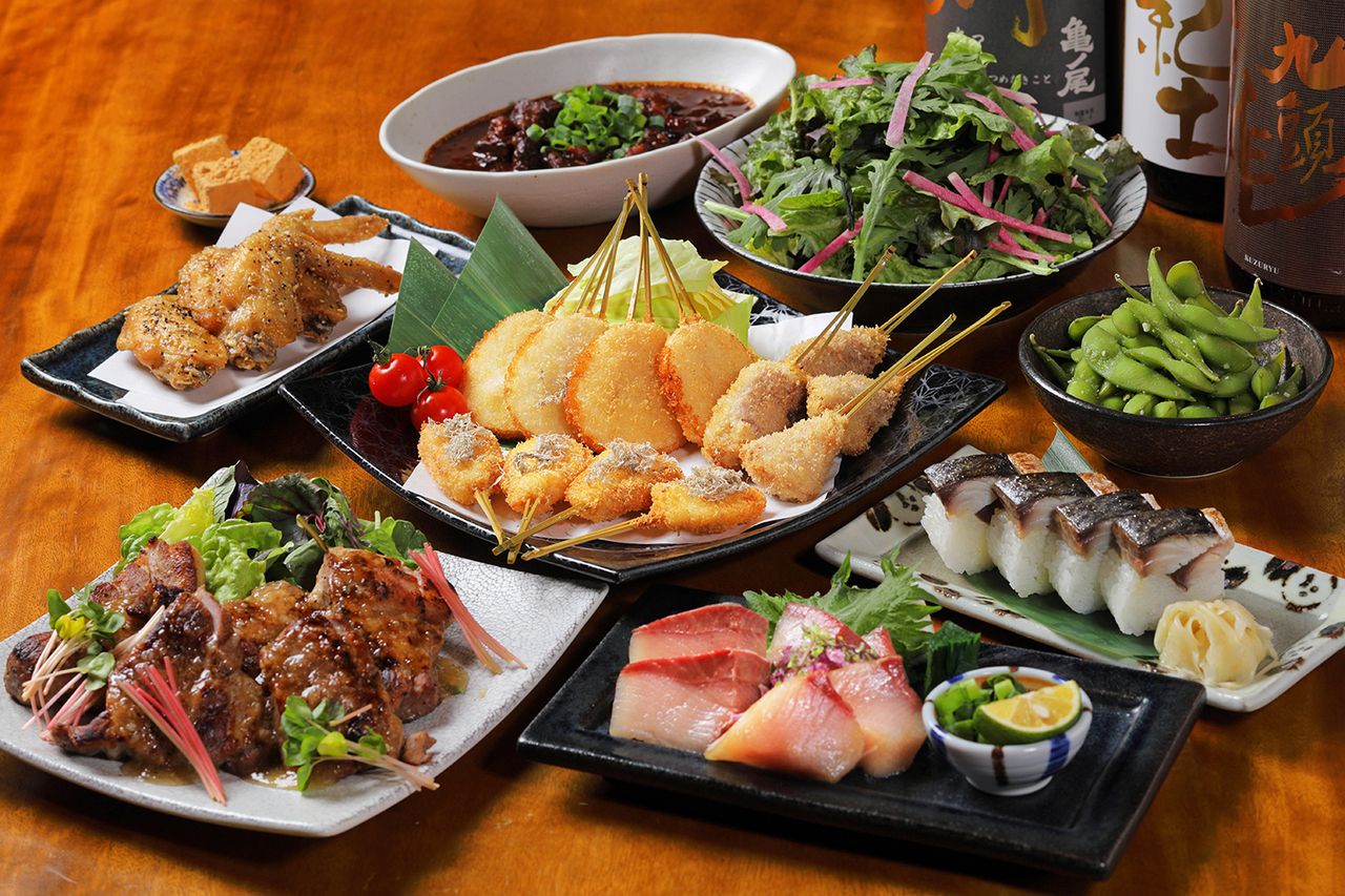 ☆イチオシいいとこどりコース＋【2ｈ飲み放題】　全10品