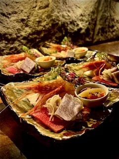 【華〜選べる道産肉3種と北の魚介コース】14,300円 （サ・税込）