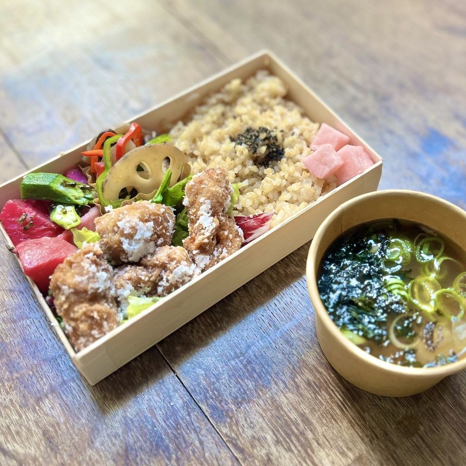 一汤三菜（附味噌汤）