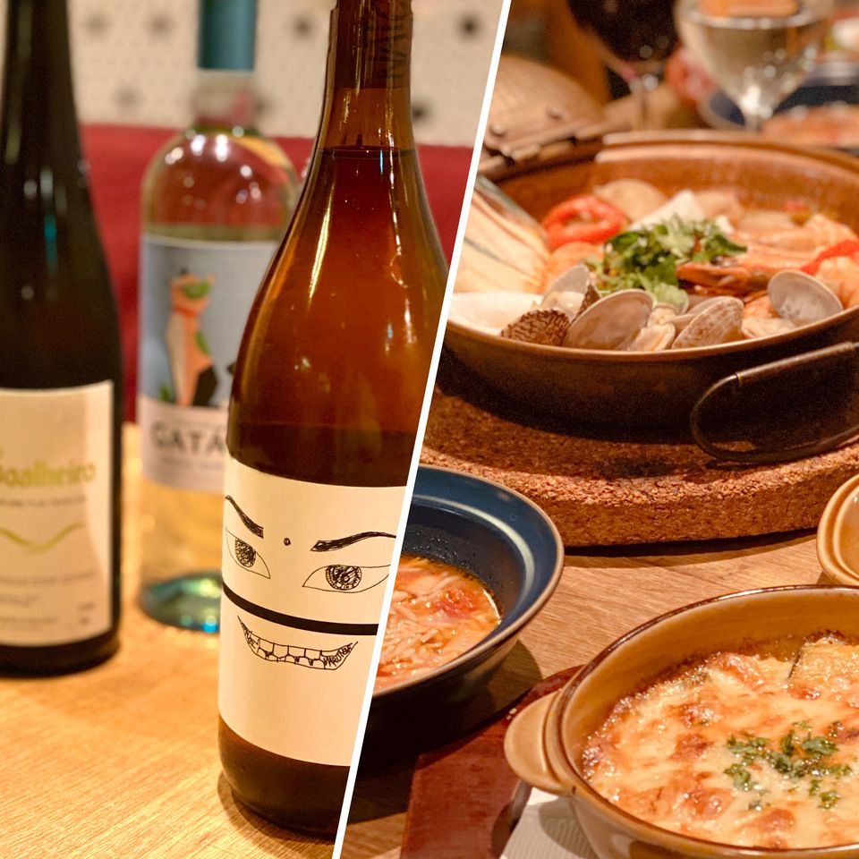 🌙【宴会にもおすすめ！飲み放題付き】伝統料理とポルトガルワイン飲み放題付きコース