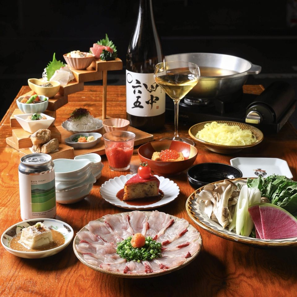 [Winter Yellowtail Shabu-shabu] Special 13-item course [All-you-can-drink included]