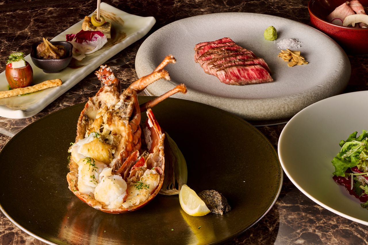 [Special Course] A5 Kuroge Wagyu Beef x Japanese Lobster / 7 luxurious dishes