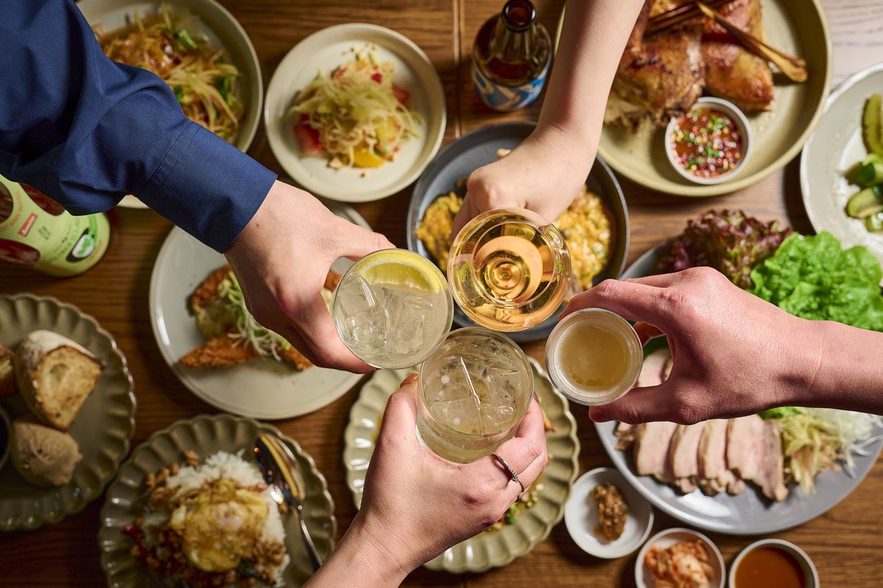 Dinner: 2 hours of all-you-can-drink included! Casual course with 6 dishes