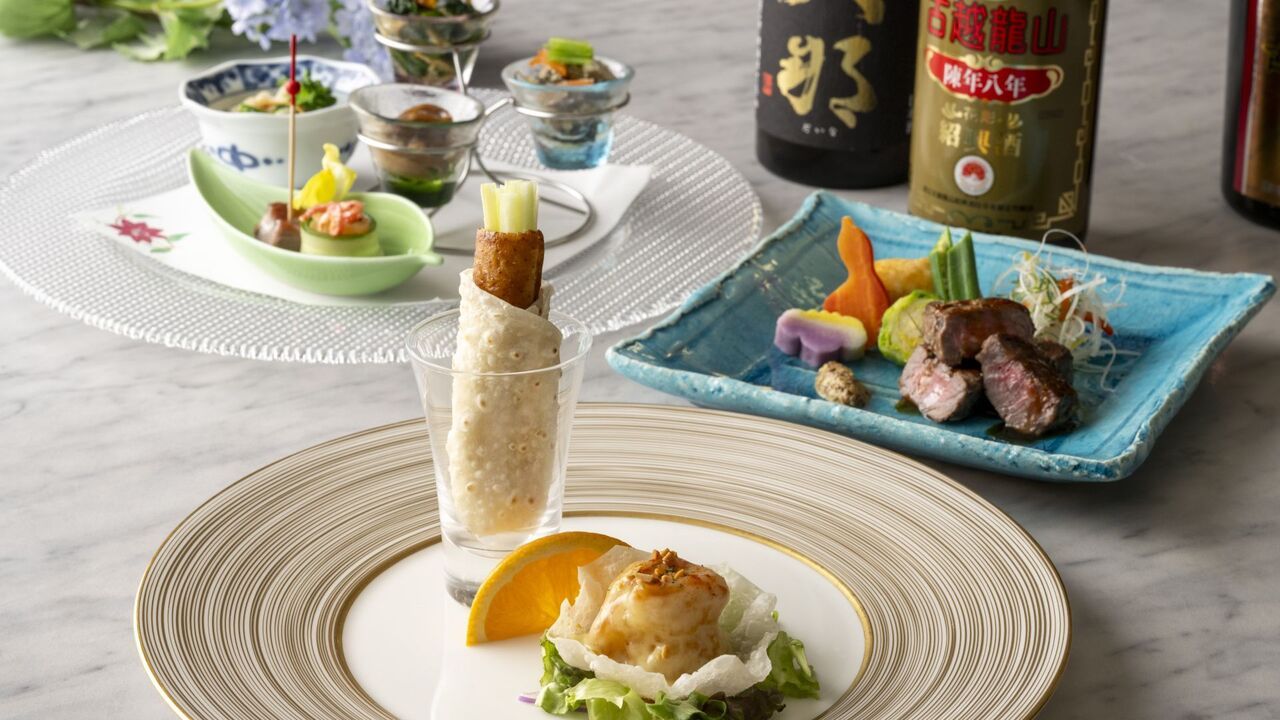 Japanese-Chinese fusion tasting course (minimum 2 people)