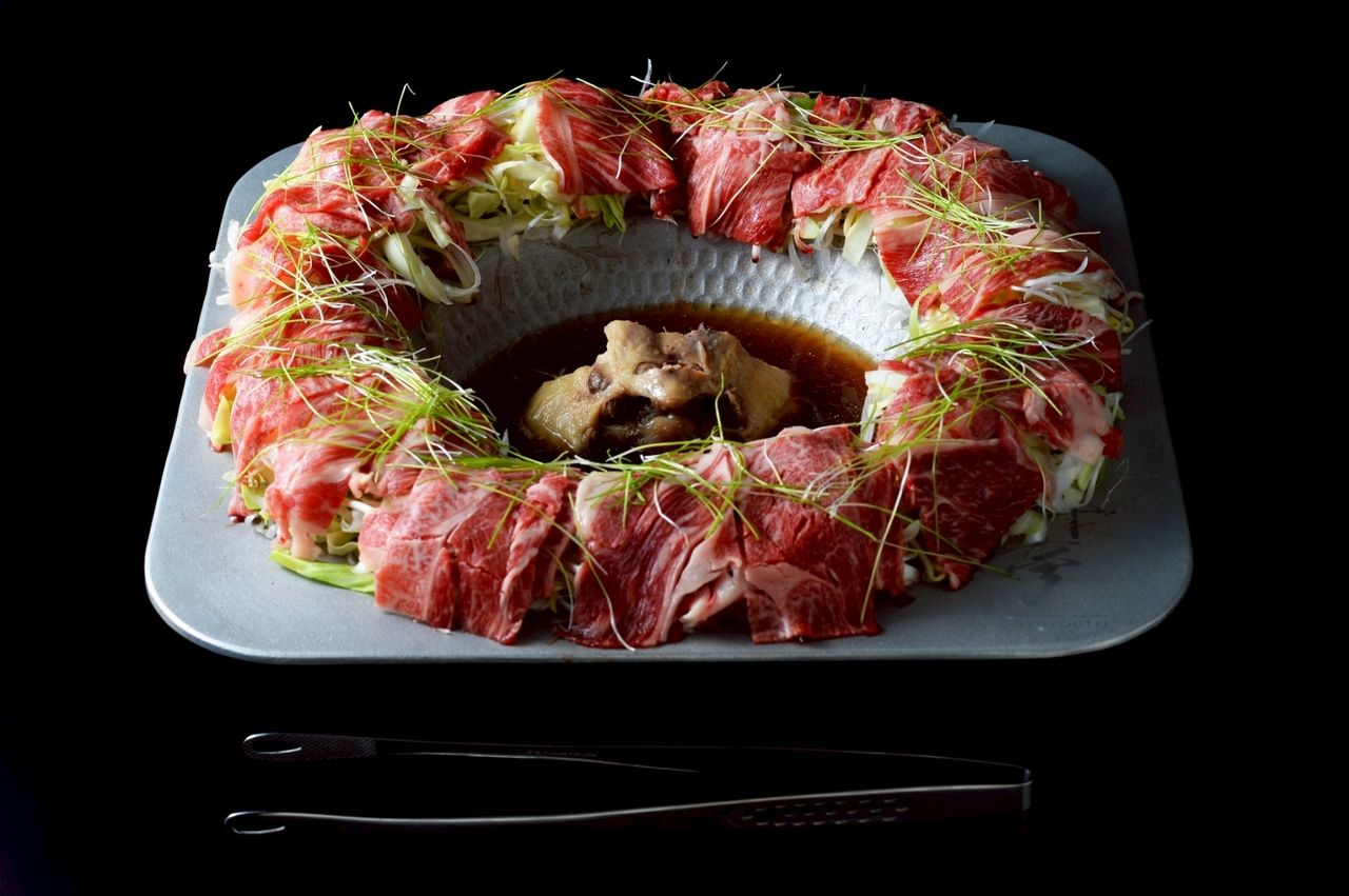 명물 ～와규와 양의 모듬～