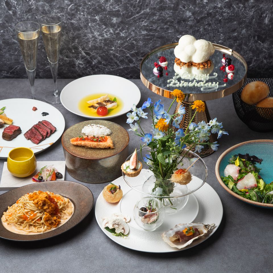 Premium Anniversary Course 9 dishes total 6,800 yen