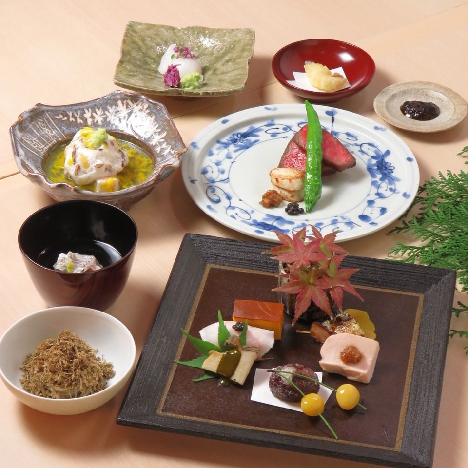 Omakase course 7 dishes
