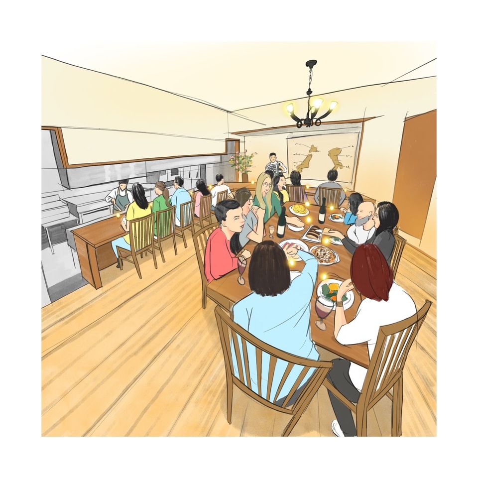 「おいしい」を囲む　腹パン大皿パーティーコース