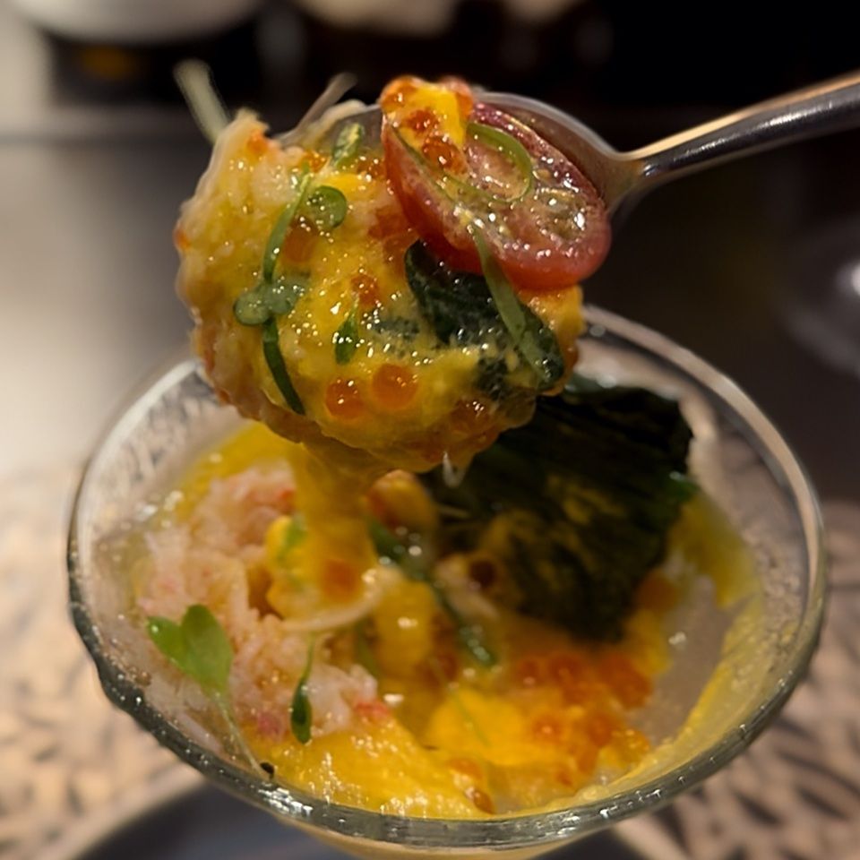 Chef's omakase dinner course — 6 items · ¥6,800