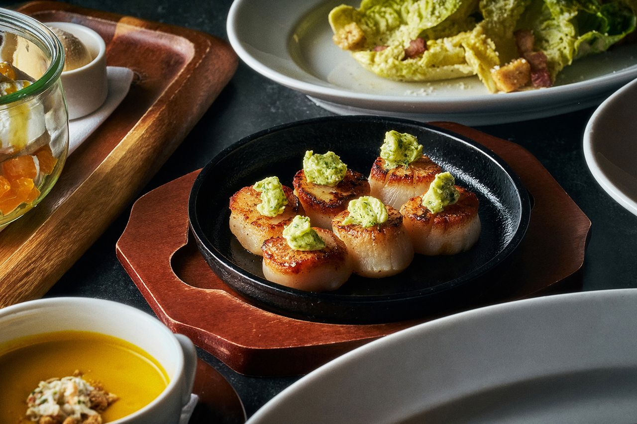 【Online Special Dinner Course with 1 Drink】Enjoy special course including PRIME strip loin and fish for main