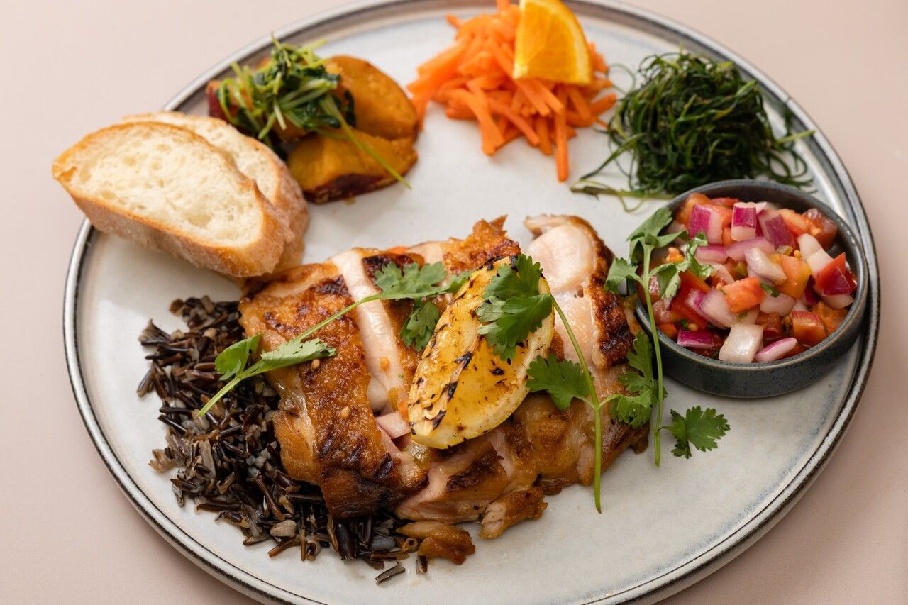 [Lunch] Selectable plate and drink bar set