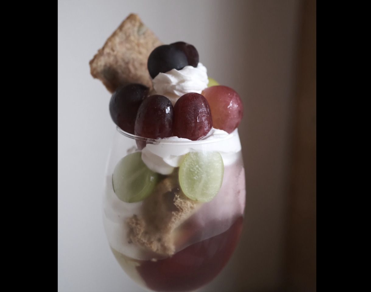 [Reservation required] Grape parfait