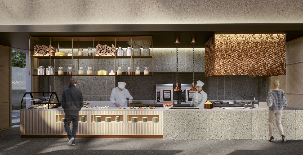 (Ages 4–preschool) Weekday lunch buffet + unlimited soft drinks