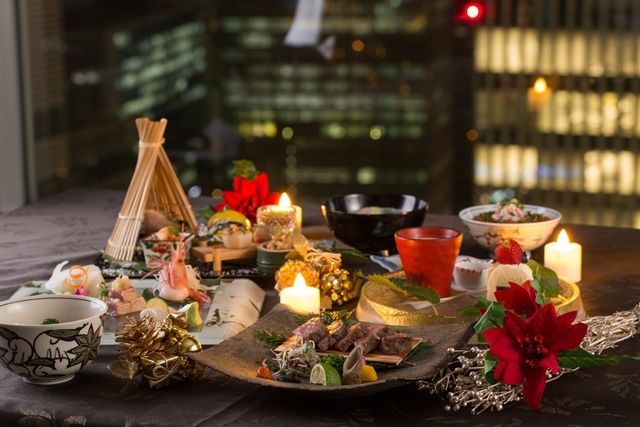 クリスマス特別懐石 ｜極　<窓側テーブル席>