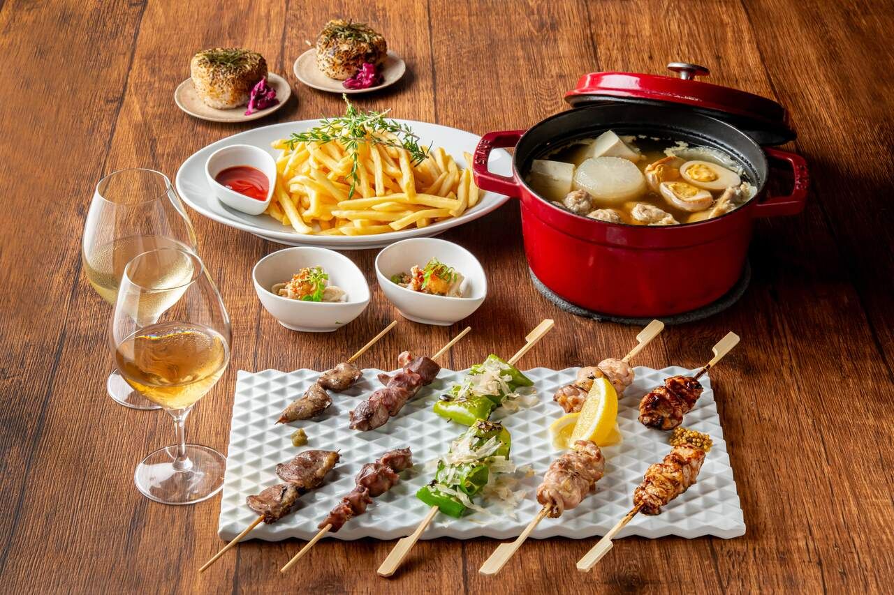 ★テラス席限定★ 鶏だしおでんとポテトフライが食べ放題！ パーティプラン-飲み放題付き-