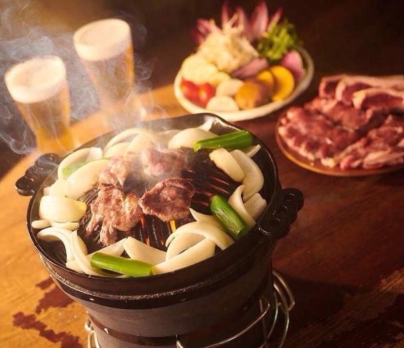 9 kinds of lamb course 6,600 yen | Compare Hokkaido and Australian lamb (all-you-can-drink option available, including Sapporo Classic)