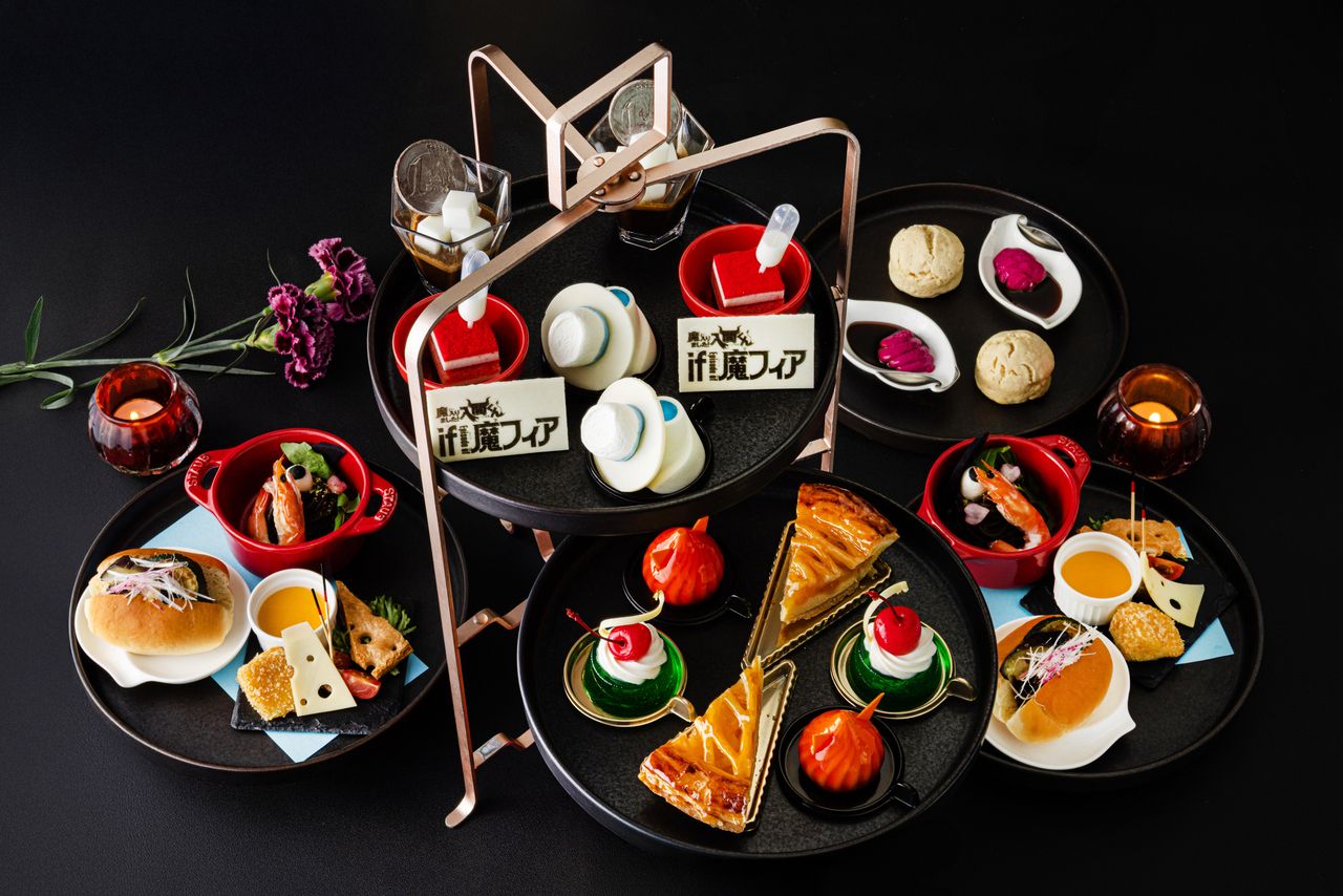 💛【土休日/14:00来店/会員さま料金】『(2時間制）コラボレーションアフタヌーンティー￥7500(13％サービス料別）