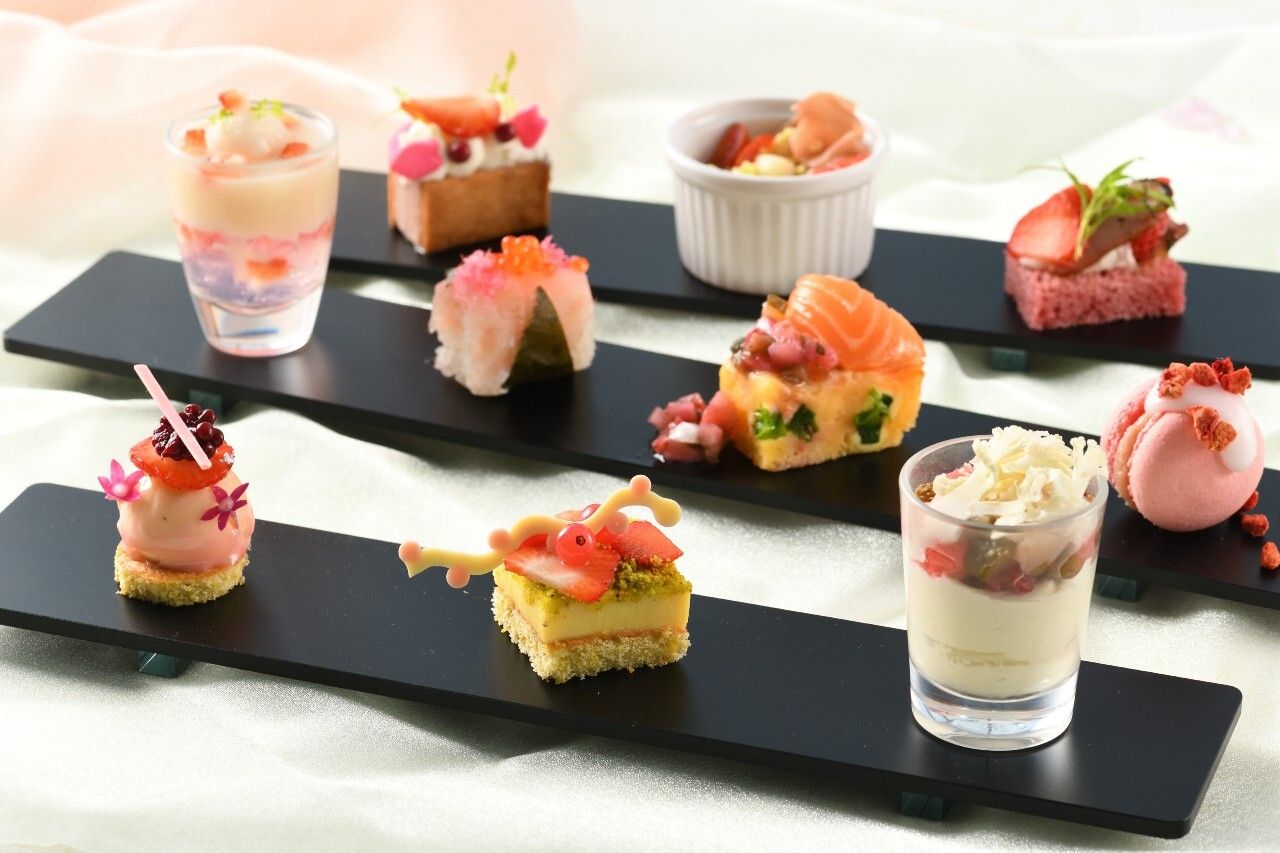 【1/4〜4/30】いちご日和アフタヌーンティー＋苺と桃のスパークリングカクテル