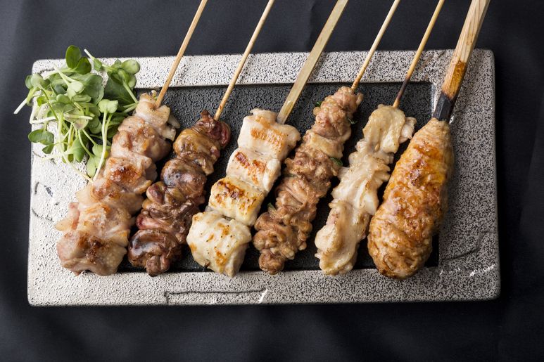 Aged Chicken Yakitori Course (Ume) ◆ 2 hours of all-you-can-drink included Total 13 dishes