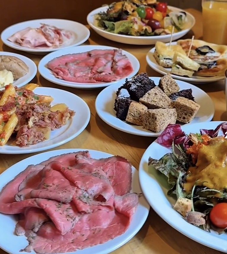 烤牛肉自助午餐（无主菜）