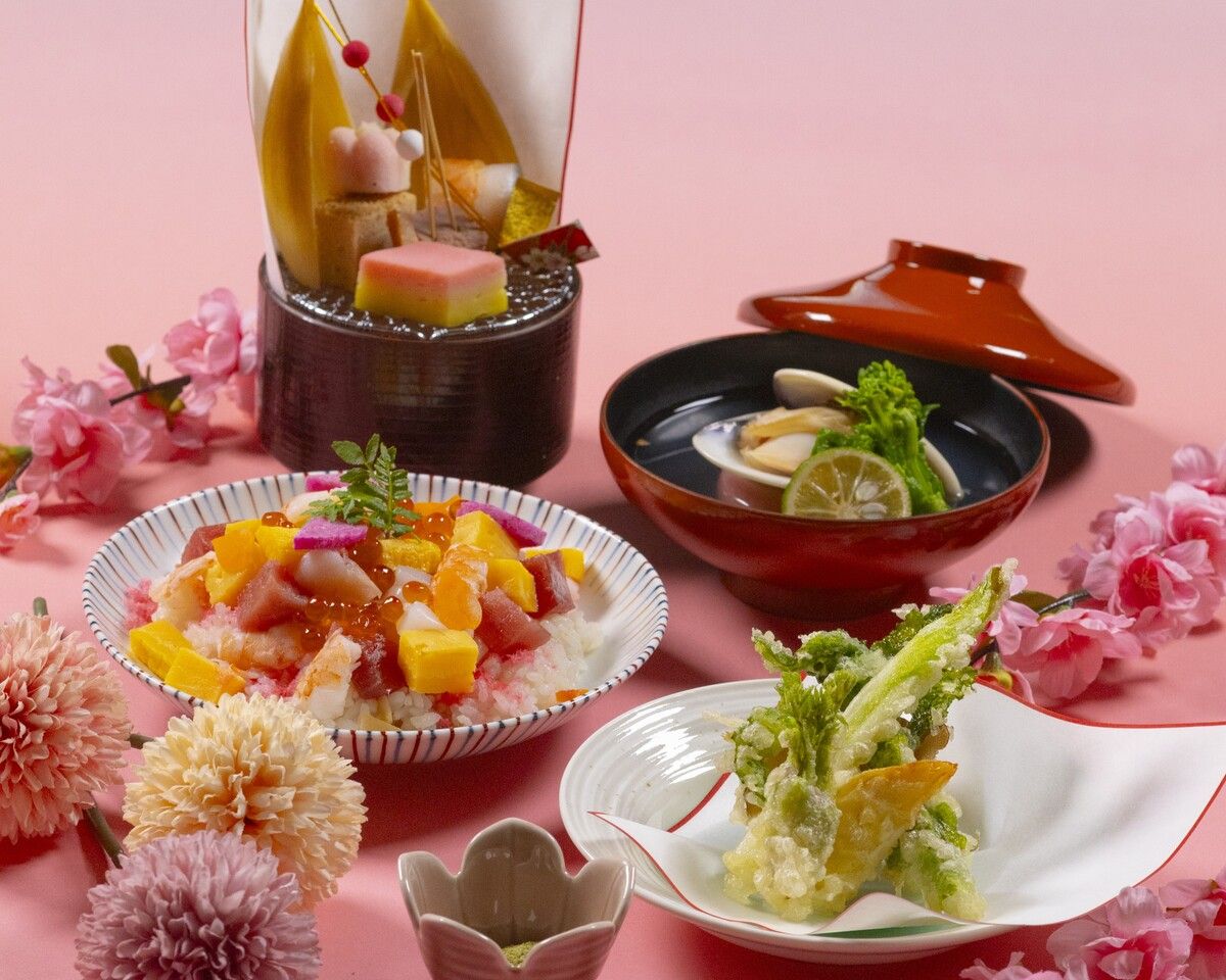 Limited-time lunchtime chirashi sushi "Maihime"