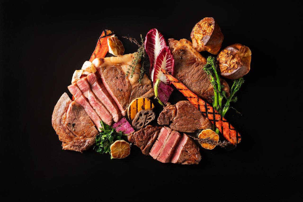 Steak Teishoku + 1 drinks included