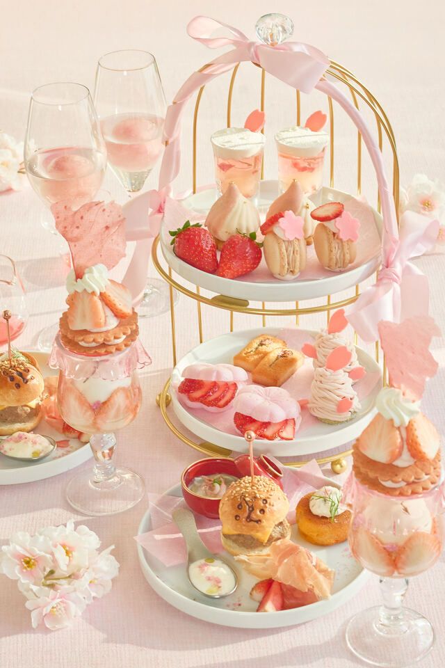 3/2〜【平日ランチ/カフェ】Sakura Bloom Afternoon Tea