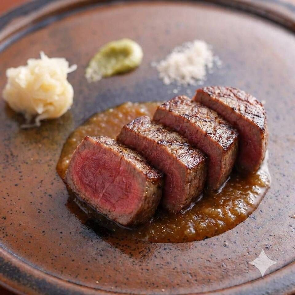 Kobe beef fillet steak course (web-only price)