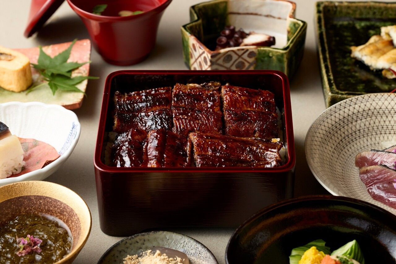 Eel and rice course meal [Miyabi]